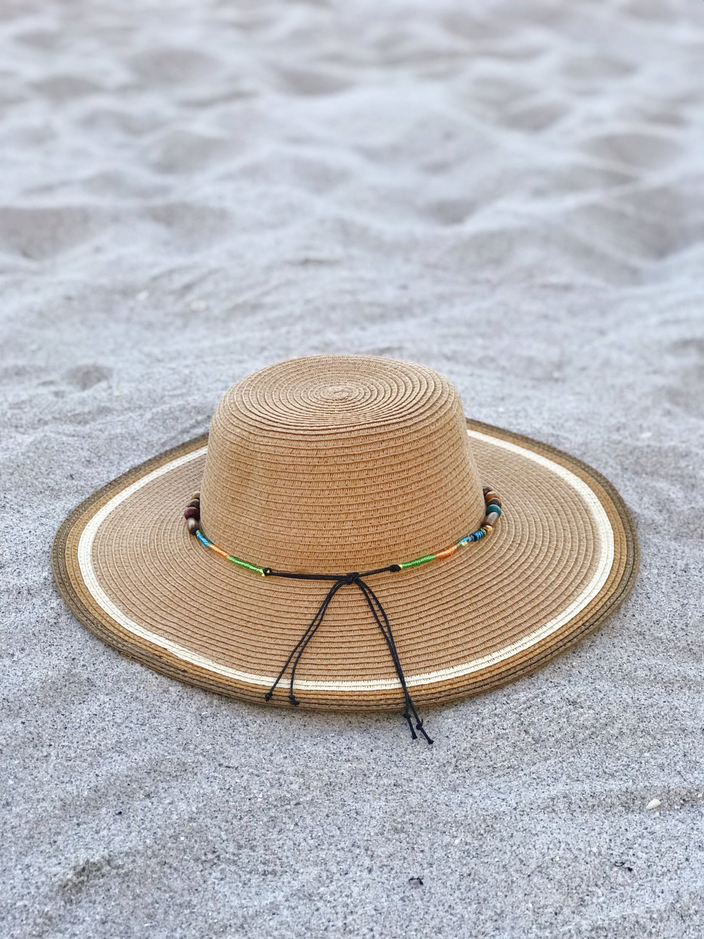 ‘Warm Summer Sun’ Striped Summer Hat