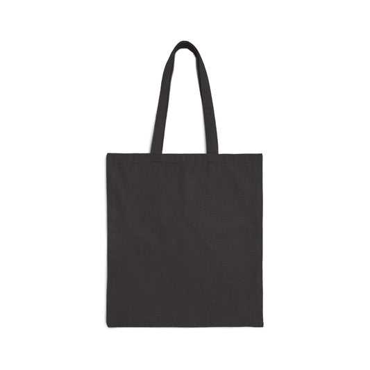 Retro '90s Power Girl Tote Bag - Neon Energy Cotton Canvas Tote