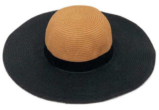 ‘Adventure Awaits’ Two Tone Floppy Hat