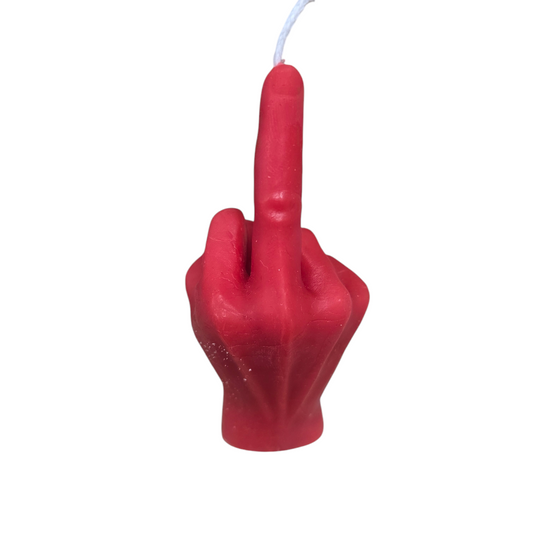 Luxury Beeswax Novelty Middle Finger Candle