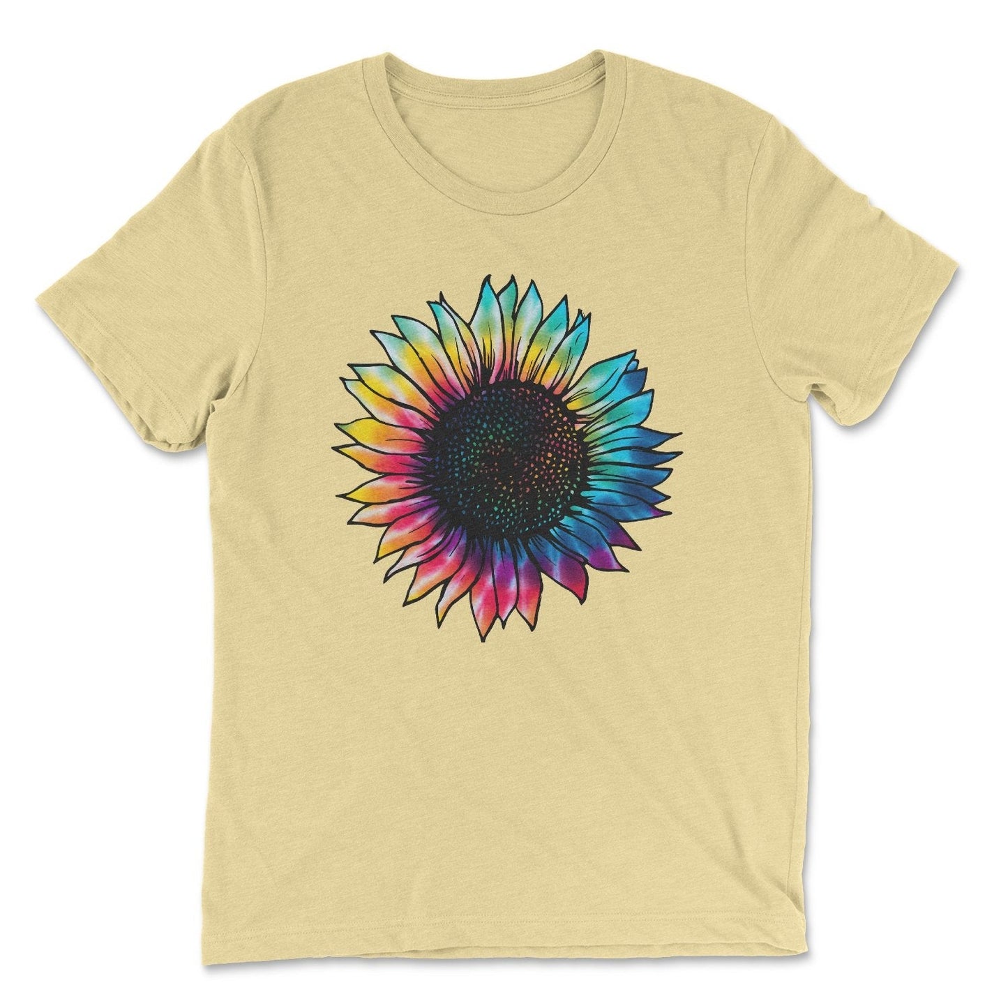 Tie Dye Sunflower Tee Friday Night Waffles