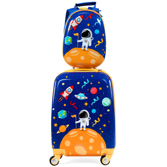NNECW Kids Luggage Set with 4 Multidirectional wheels for Travel