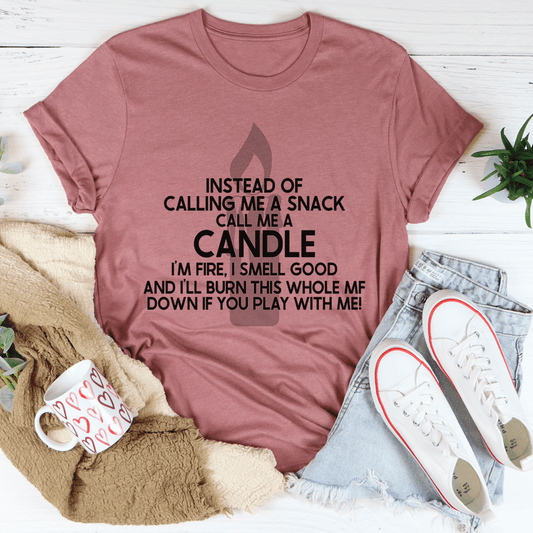 Call Me Candle Tee