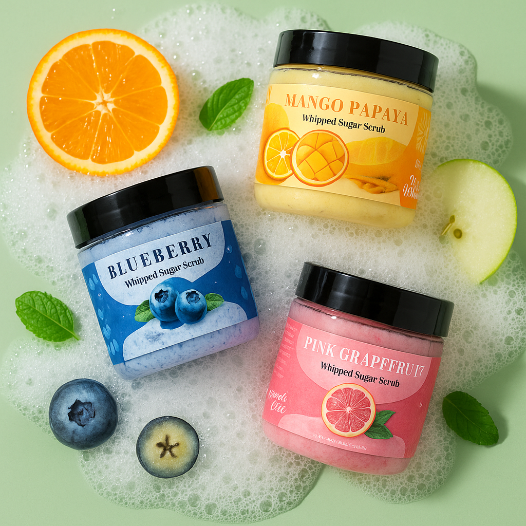 Holiday Candy Whipped Sugar Scrub