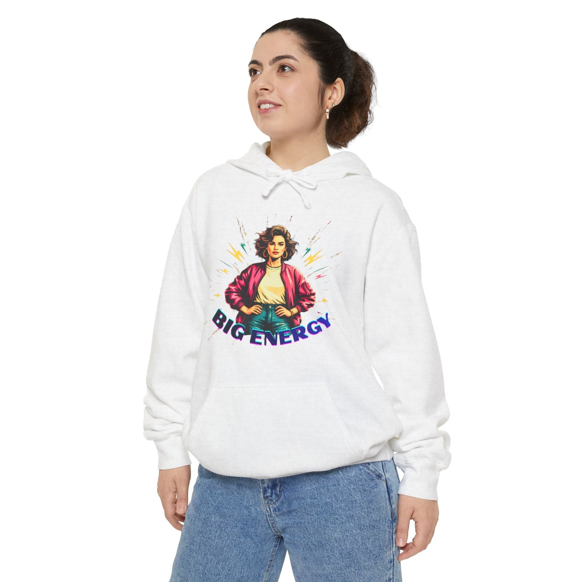 Big Energy Hoodie — Retro Graphic Pullover Printify
