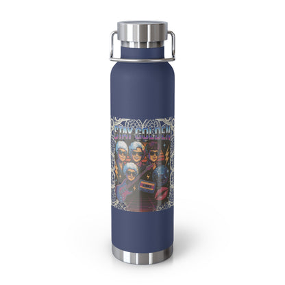 Stay Golden 22oz Copper Insulated Bottle — Retro Band Art Printify