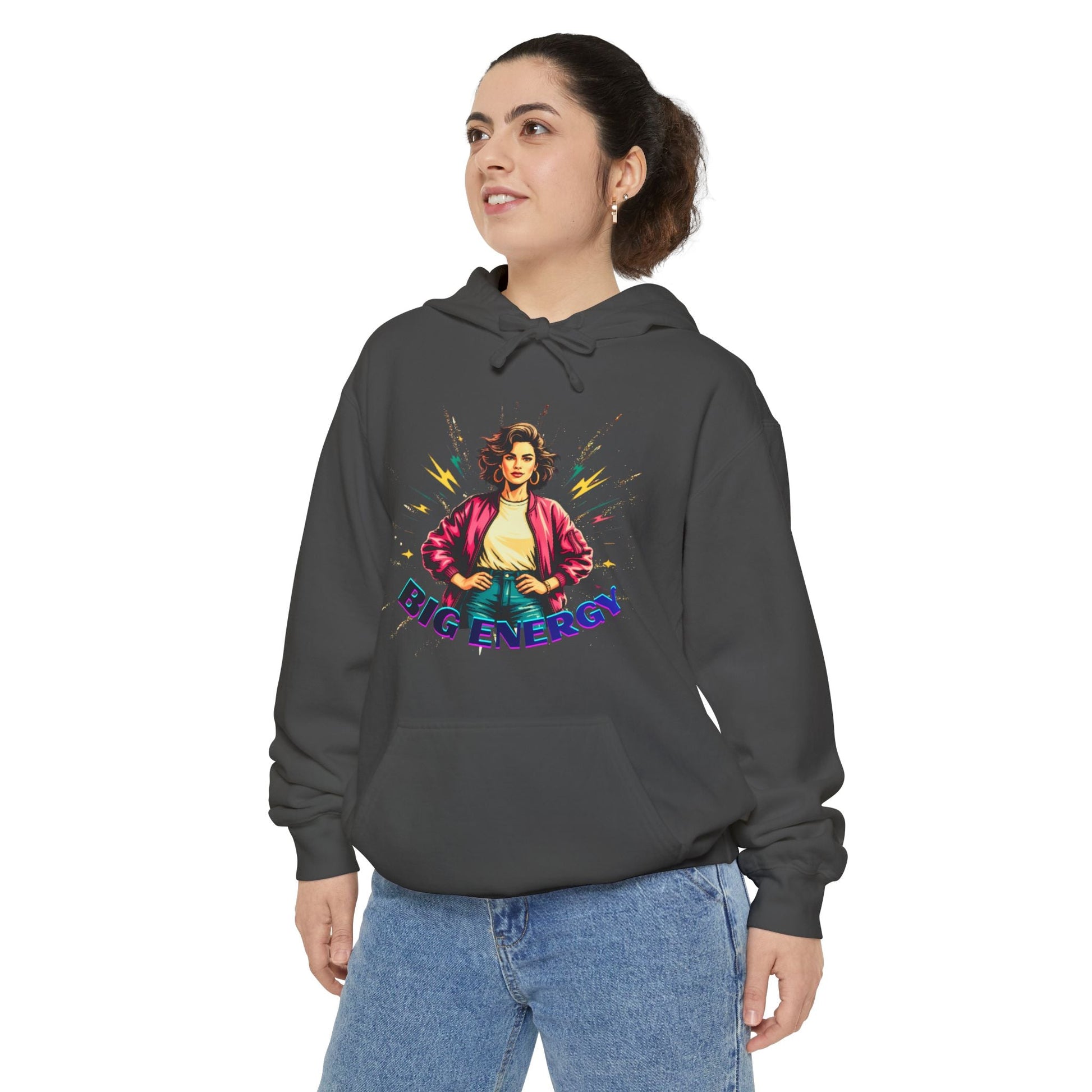 Big Energy Hoodie — Retro Graphic Pullover Printify