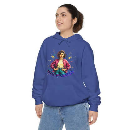 Big Energy Hoodie — Retro Graphic Pullover Printify
