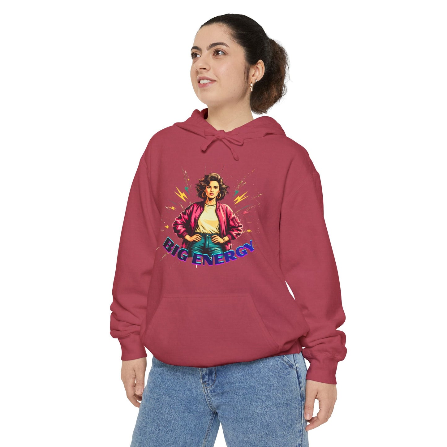 Big Energy Hoodie — Retro Graphic Pullover Printify