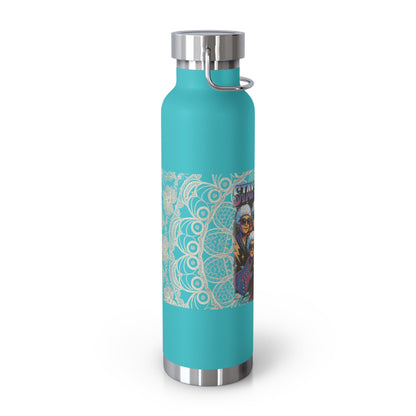 Stay Golden 22oz Copper Insulated Bottle — Retro Band Art Printify