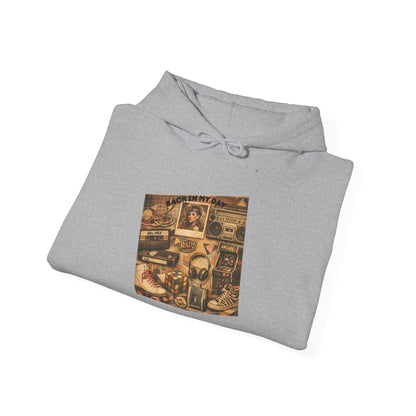 Vintage Camera Collage Hoodie — Retro Photography Graphic Sweatshirt