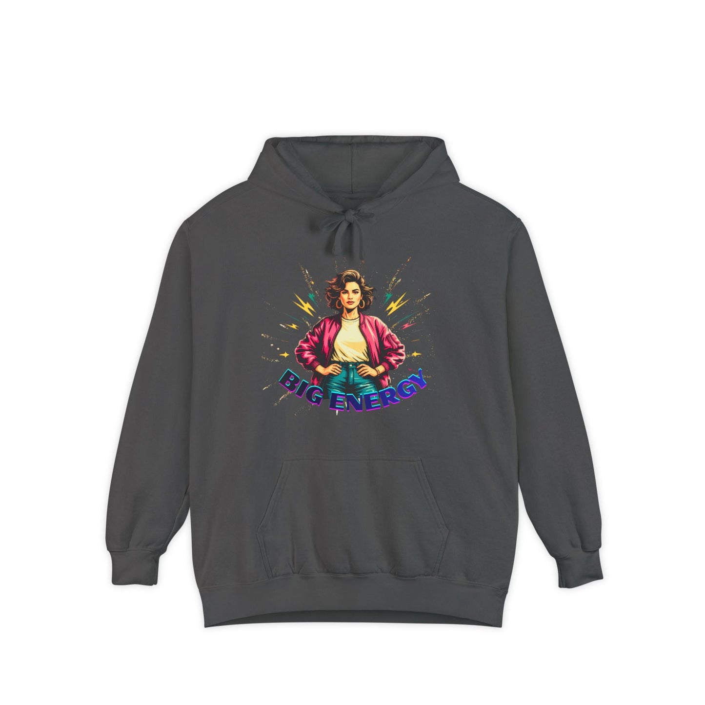 Big Energy Hoodie — Retro Graphic Pullover Printify