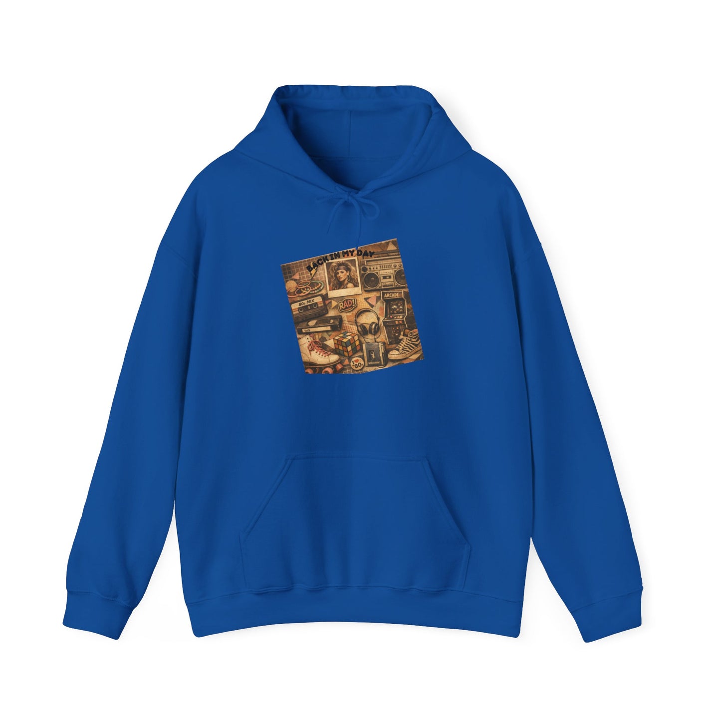 Vintage Camera Collage Hoodie — Retro Photography Graphic Sweatshirt