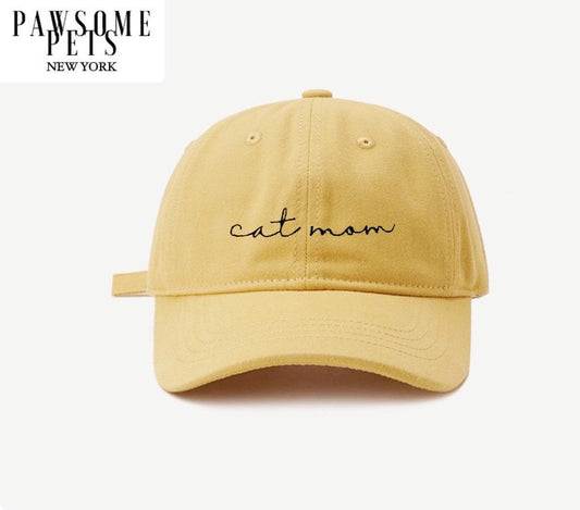 CAT MOM HAT - YELLOW