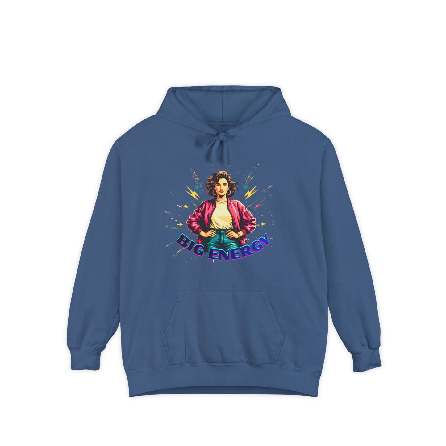 Big Energy Hoodie — Retro Graphic Pullover Printify