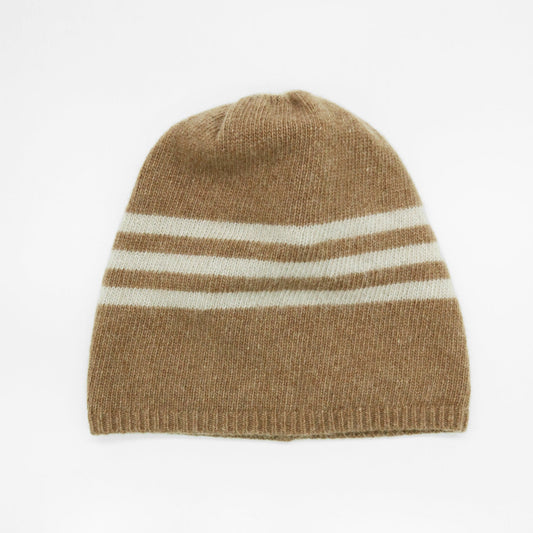 CASHMERE  STRIPED BEANIE