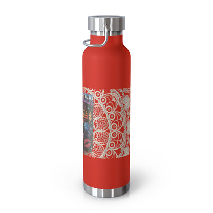 Stay Golden 22oz Copper Insulated Bottle — Retro Band Art Printify