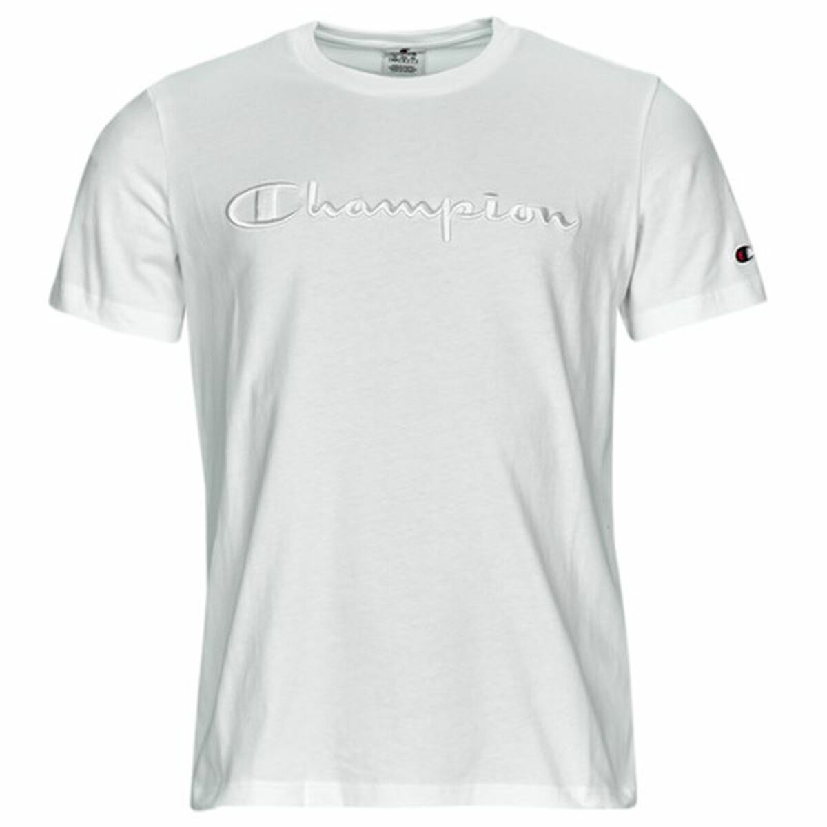 Short-sleeve Sports T-shirt Champion White Champion