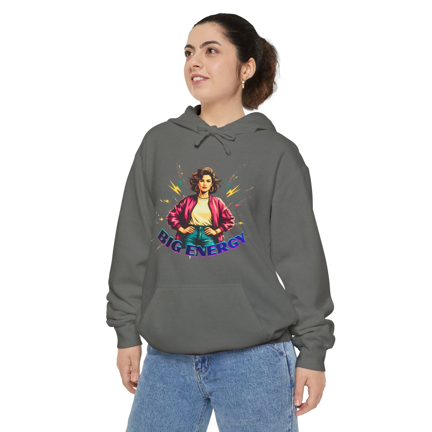 Big Energy Hoodie — Retro Graphic Pullover Printify