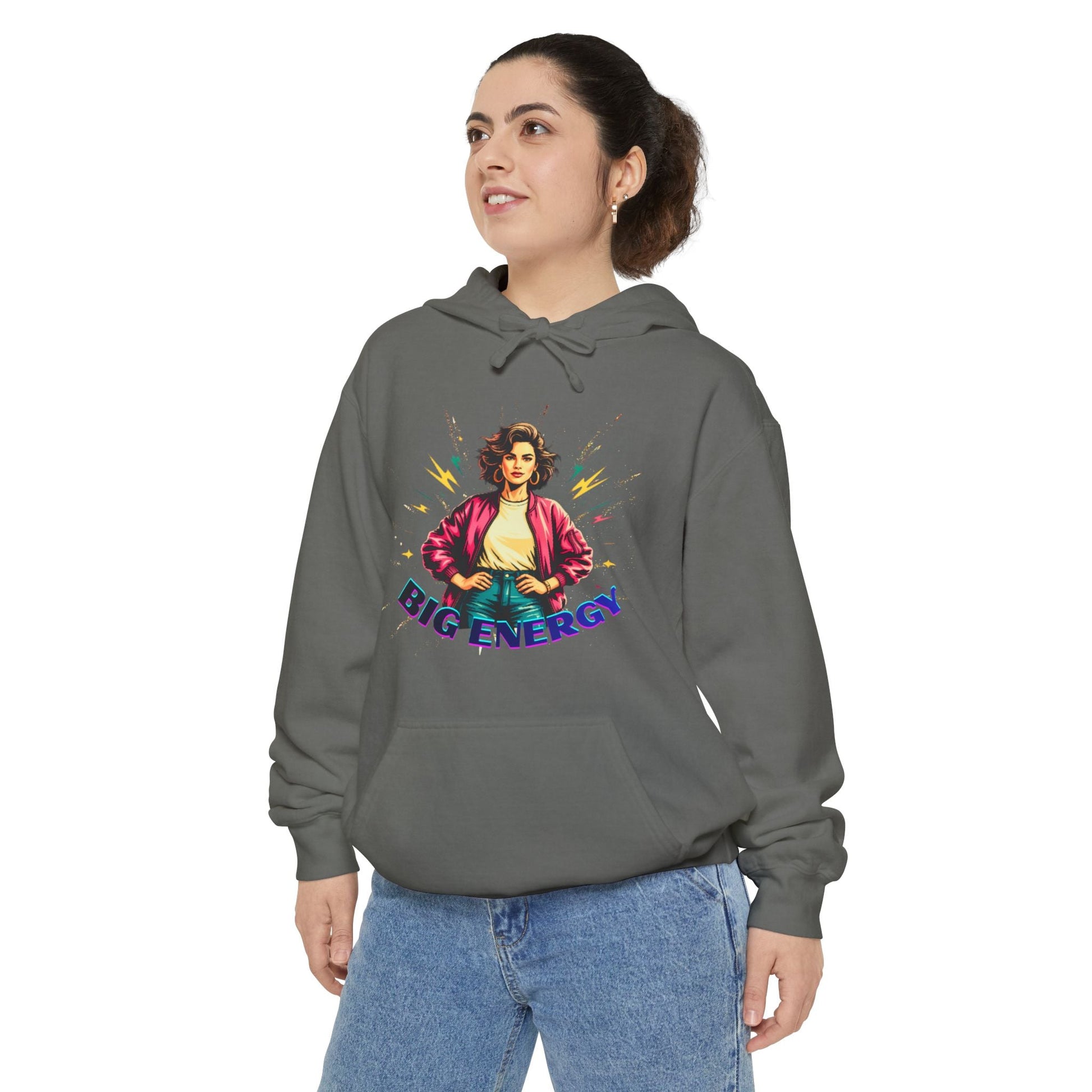 Big Energy Hoodie — Retro Graphic Pullover Printify