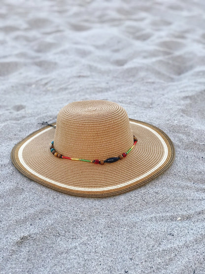 ‘Warm Summer Sun’ Striped Summer Hat