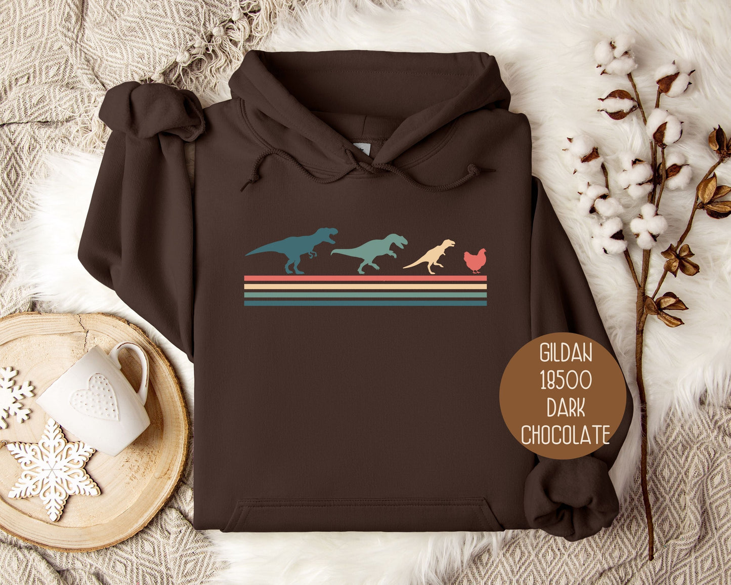 Tiny Raptors Chicken Hoodie Printify