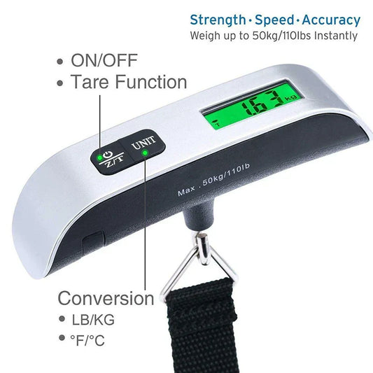 Digital Luggage Scale in 50kg Capacity