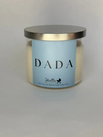 Mama and Dada 3 Wick Soy Candles