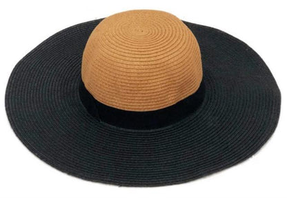 ‘Adventure Awaits’ Two Tone Floppy Hat
