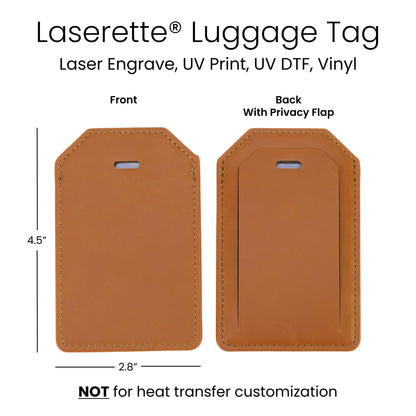 Laserette Luggage Tag