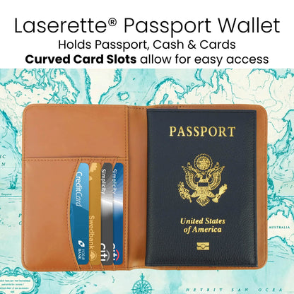 Laserette Passport Wallet
