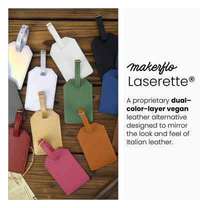Laserette Luggage Tag