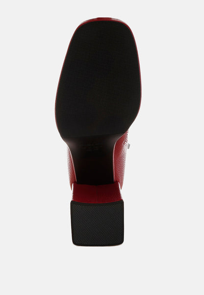 Poulin Faux Leather Chelsea Boots