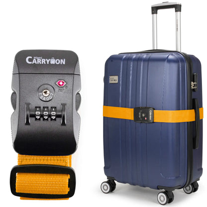 Adjustable TSA Approved Combination Lock Luggage Strap
