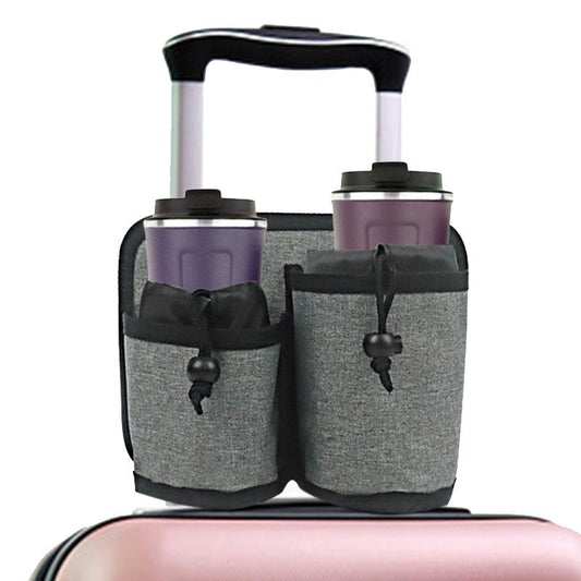 NNEDSZ Travel Cup Holder for Luggage - Gray