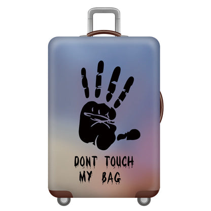 NNEDSZ M 21-24 Inch Elastic Luggage Cover with Zipper, Travel Suitcase Protector, Scratch Resistant Luggage Cover