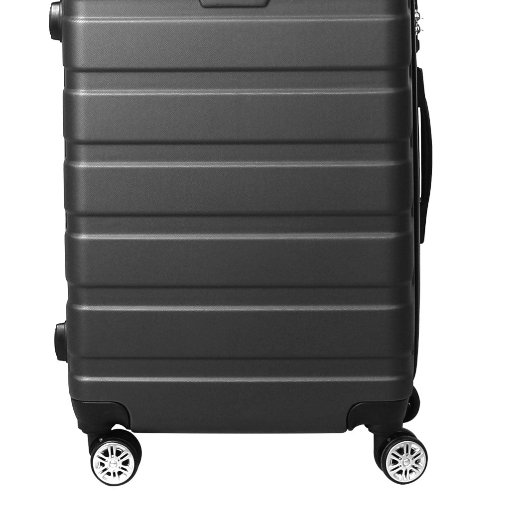 NNEIDS Slimbridge 3PC Luggage sets Suitcase Dark Grey