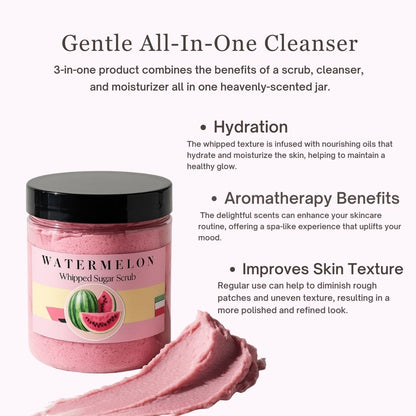 Holiday Candy Whipped Sugar Scrub