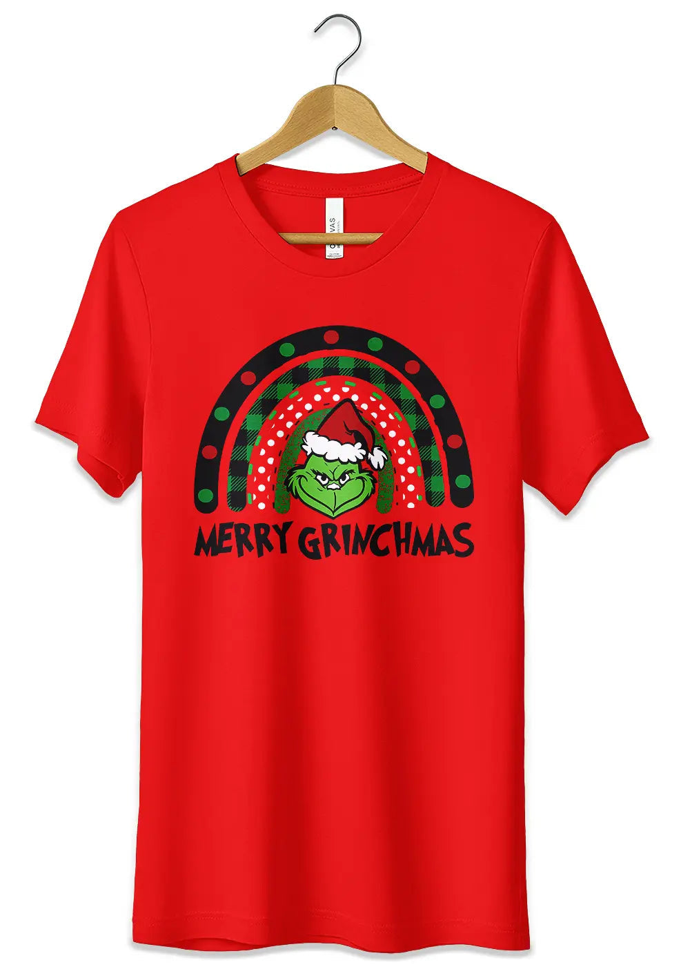 T-Shirt Maglietta Rossa il Grinch Funny Christmass Style CmrDesignStore